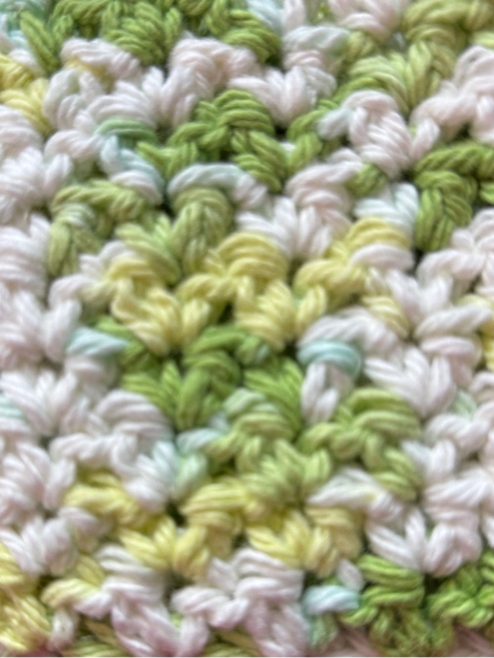 Handmade Multicolor Crochet Washcloth Set - Picture 6 of 7